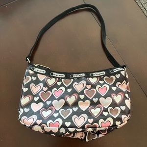 LeSportsac pink hearts mini bag